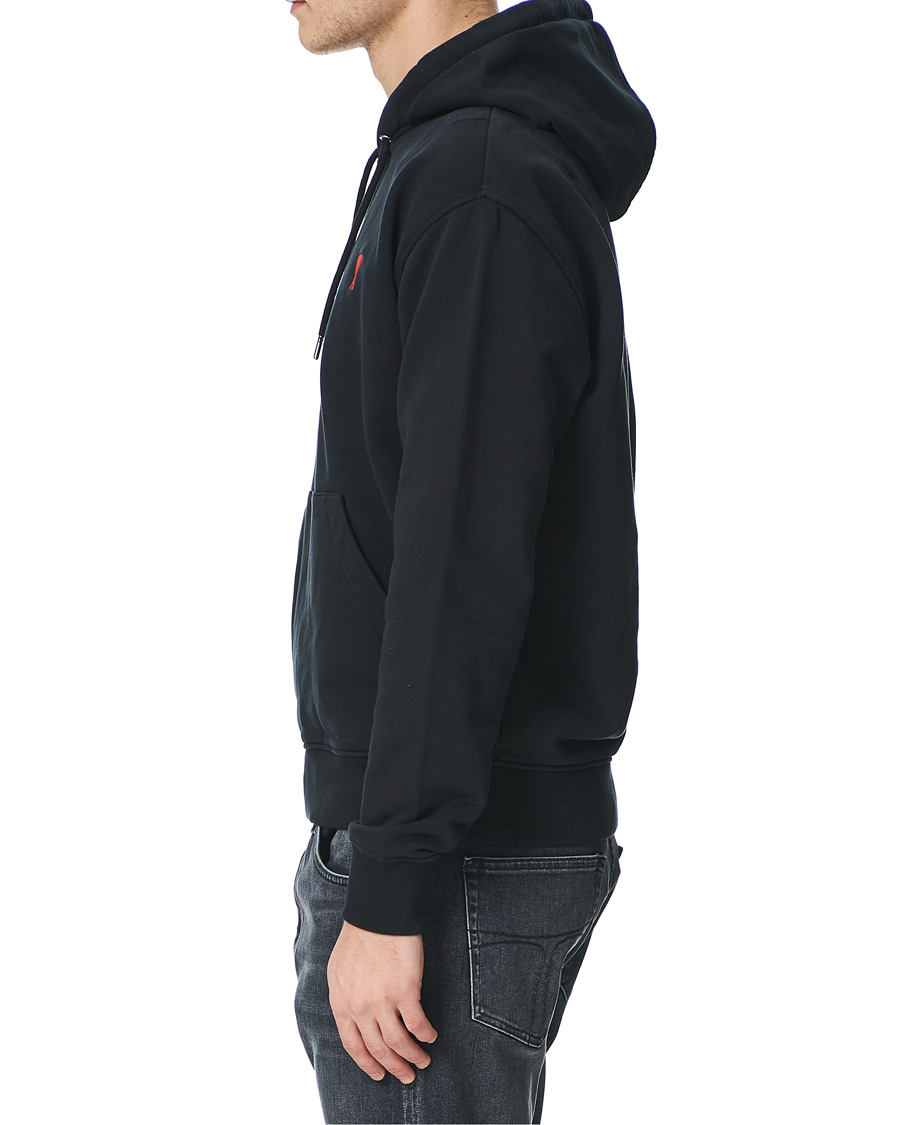 Homme | Pulls Et Tricots | AMI | Heart Logo Hoodie Black