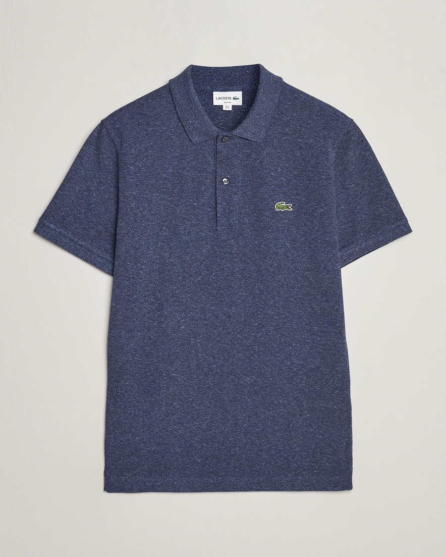 Homme | Polos | Lacoste | Slim Fit Polo Piké Heather Nebula