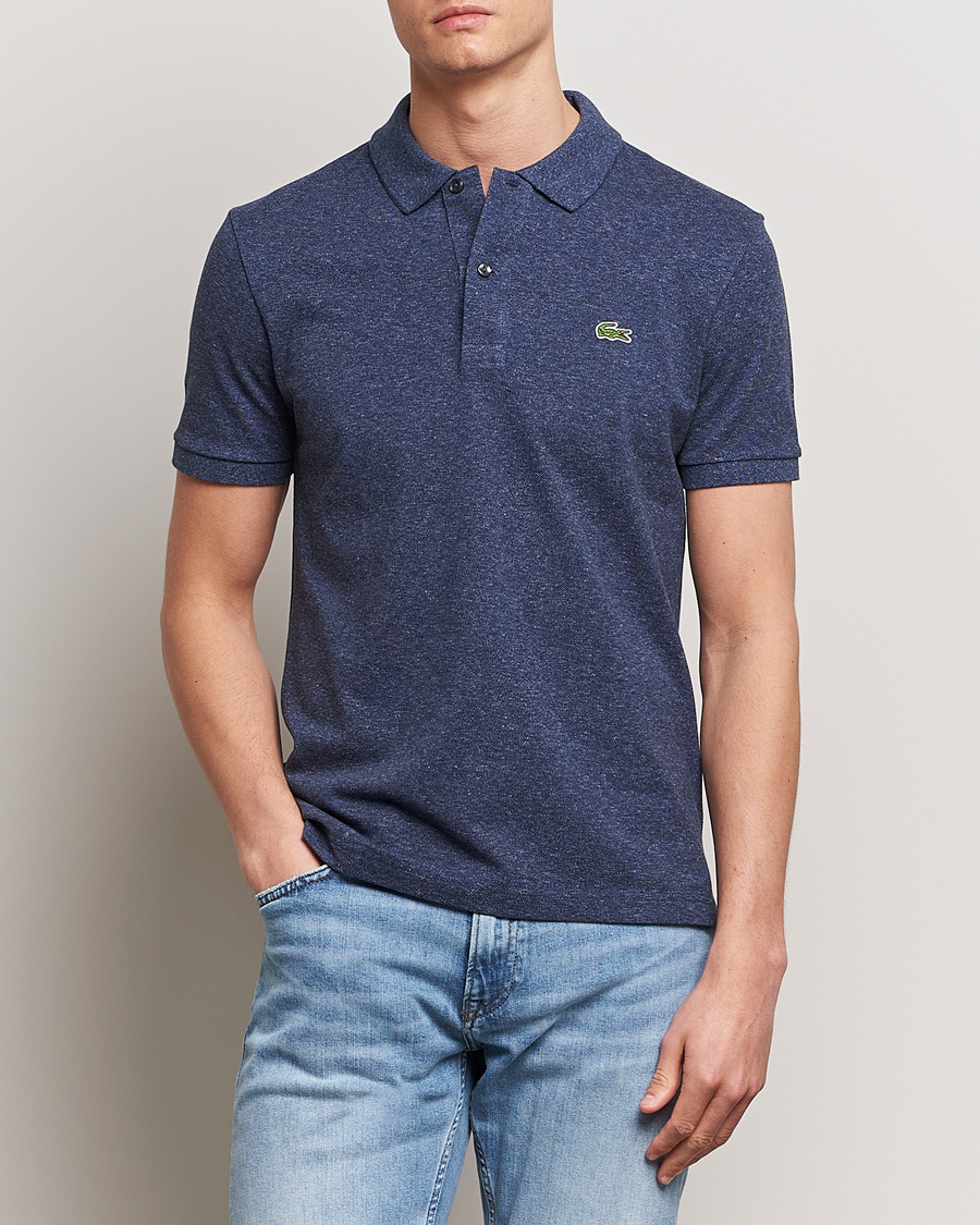 Homme | Polos | Lacoste | Slim Fit Polo Piké Heather Nebula