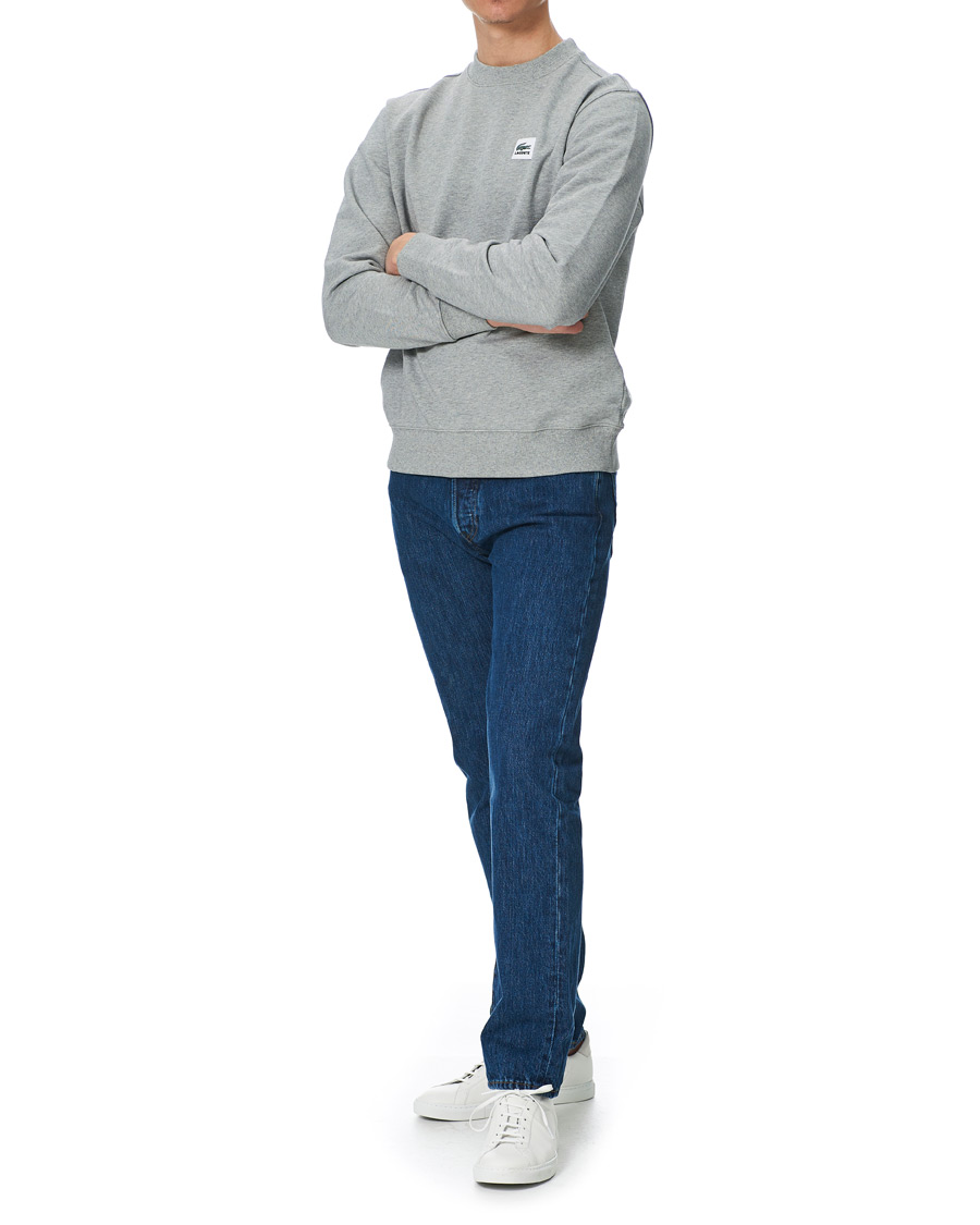 Homme | Pulls Et Tricots | Lacoste | Retro Crew Neck Sweatshirt Heather Wall Chine