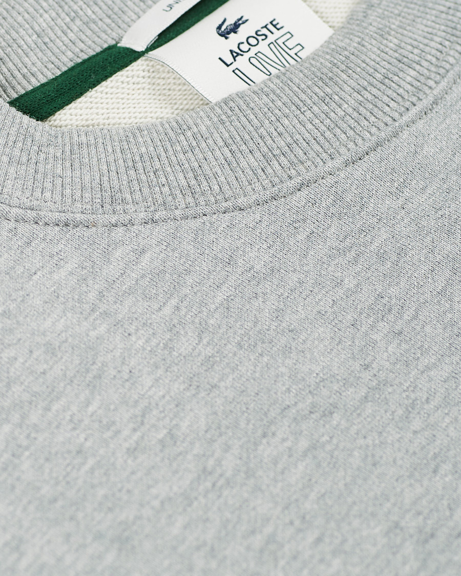 Homme | Pulls Et Tricots | Lacoste | Retro Crew Neck Sweatshirt Heather Wall Chine
