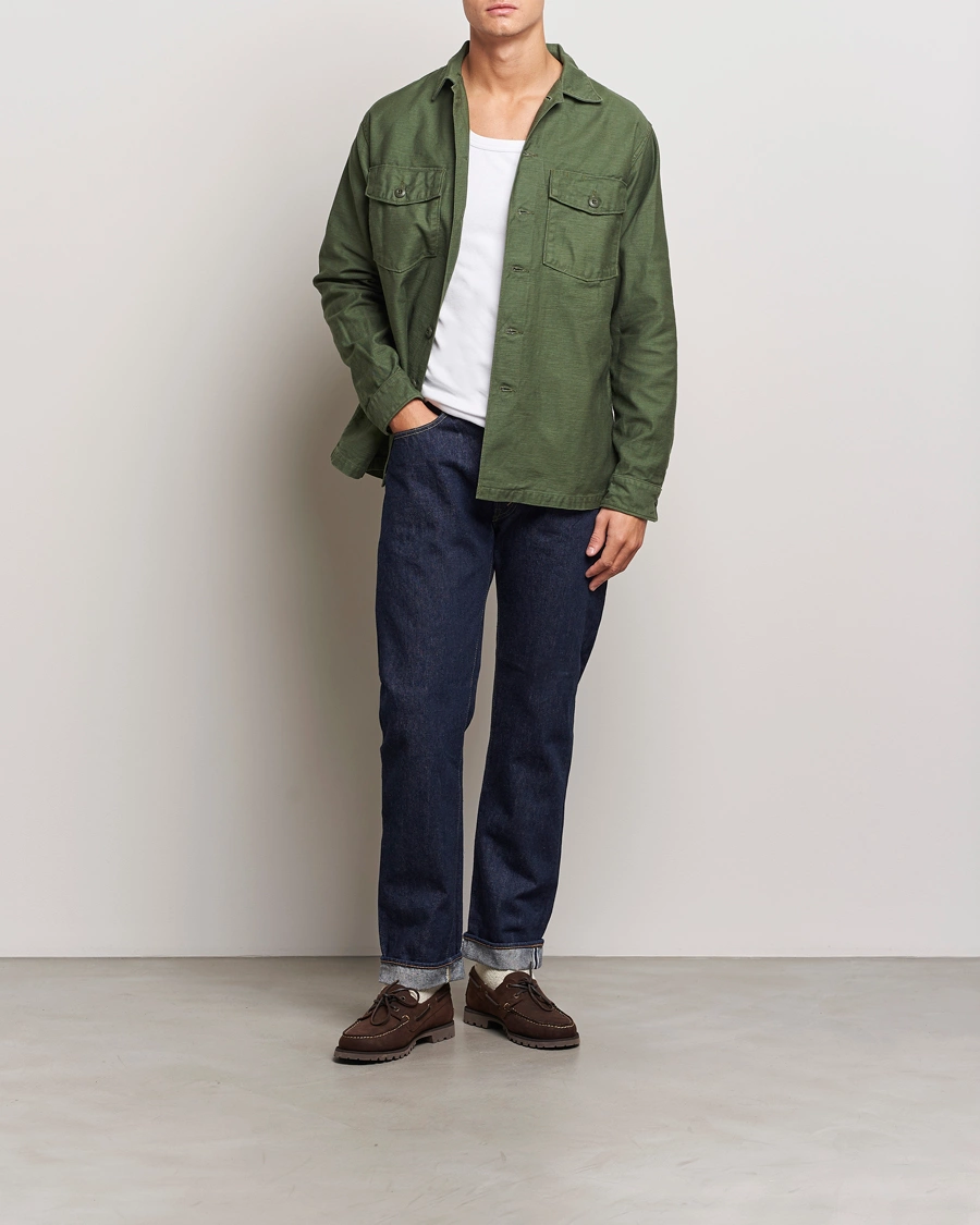 Homme | Jeans | orSlow | Tapered Fit 107 Selvedge Jeans One Wash