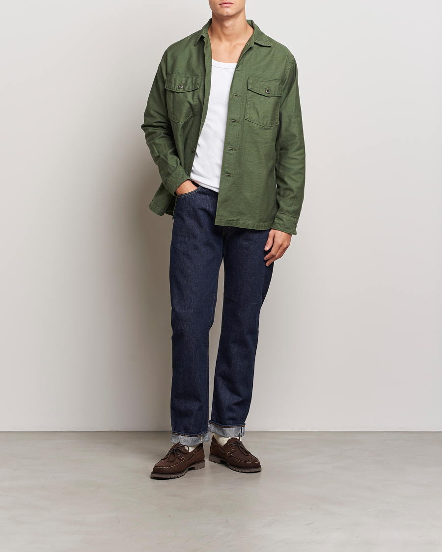 Homme | Pantalons | orSlow | Tapered Fit 107 Selvedge Jeans One Wash