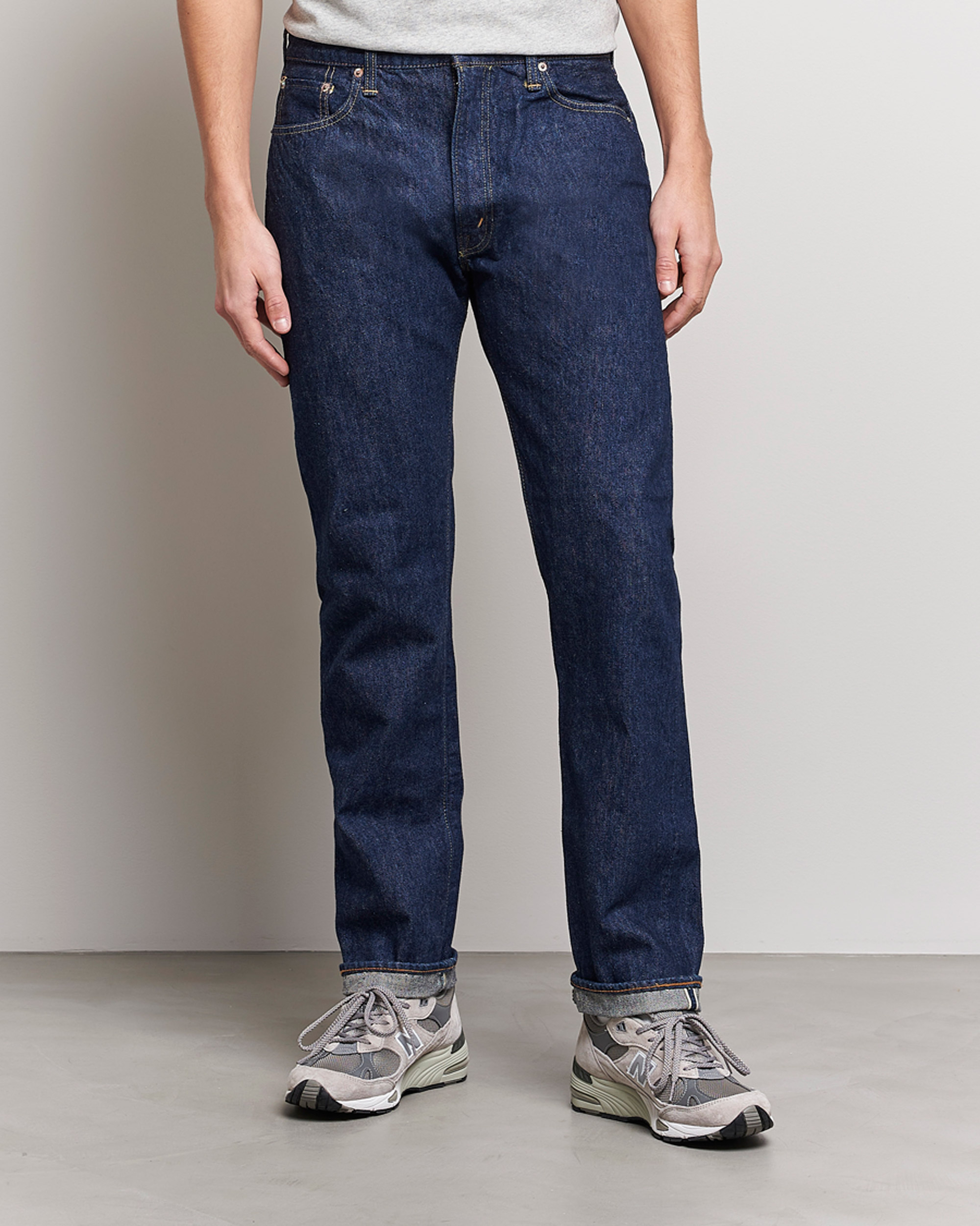 Homme | Jeans Bleus | orSlow | Tapered Fit 107 Selvedge Jeans One Wash