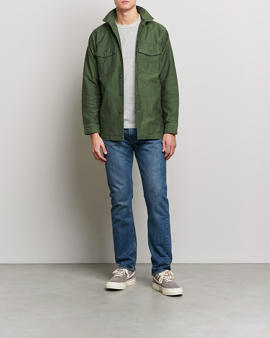 Homme | Pantalons | orSlow | Tapered Fit 107 Selvedge Jeans 2 Year Wash