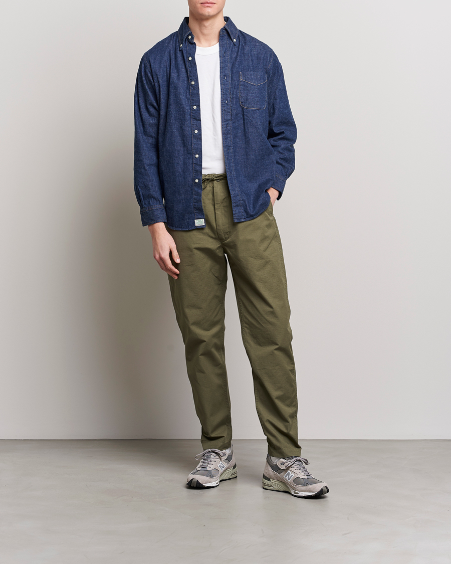 Homme | Pantalons | orSlow | New Yorker Pants Army Green