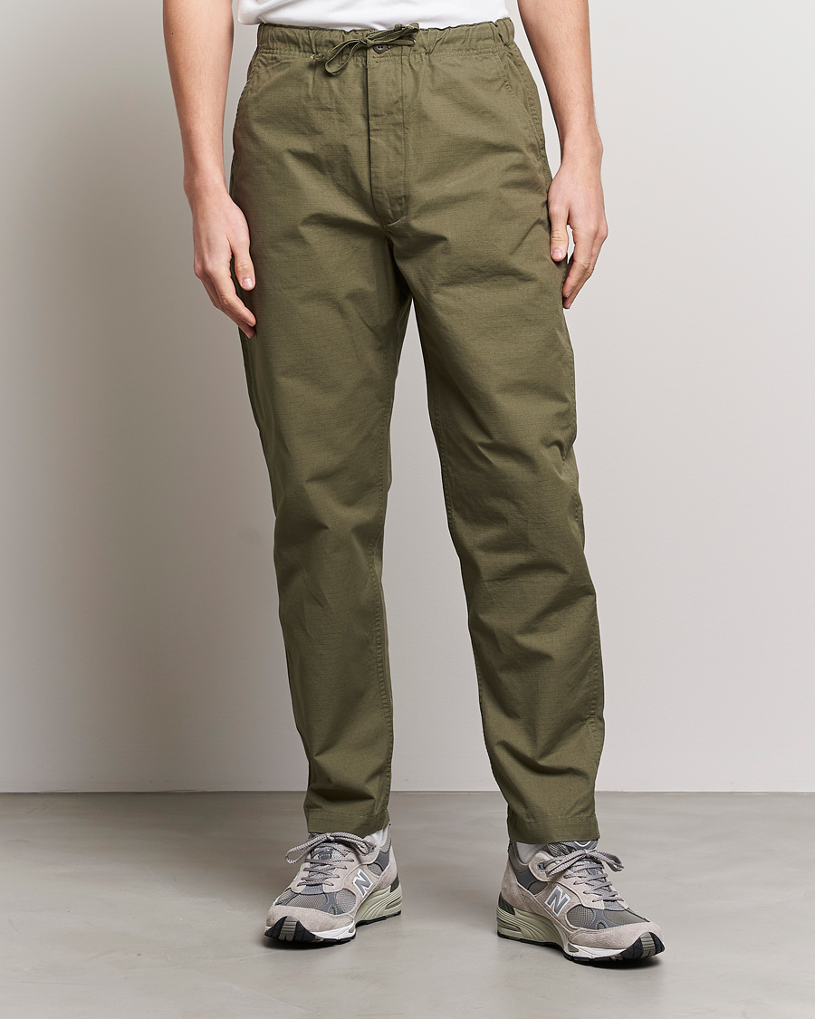 Homme | orSlow | orSlow | New Yorker Pants Army Green