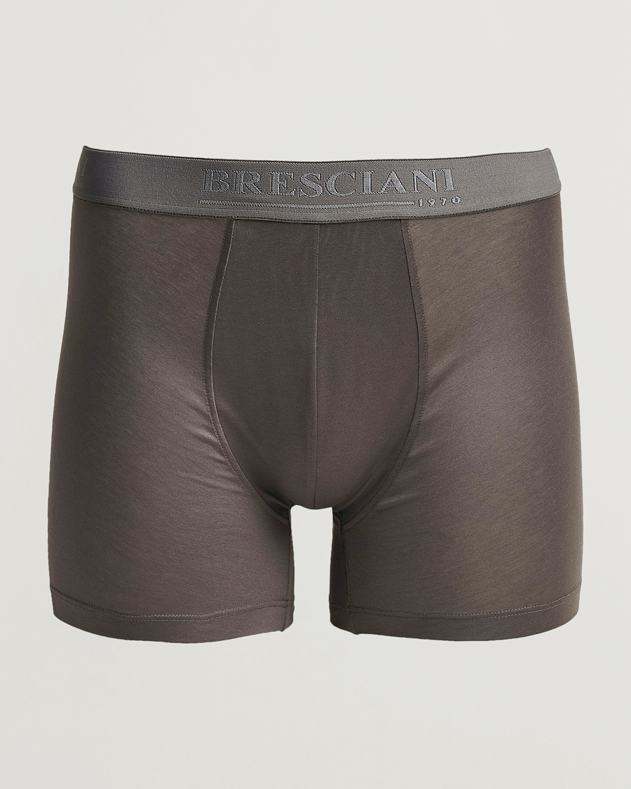 Homme | Sous-Vêtements Et Chaussettes | Bresciani | Cotton Boxer Trunk Grey