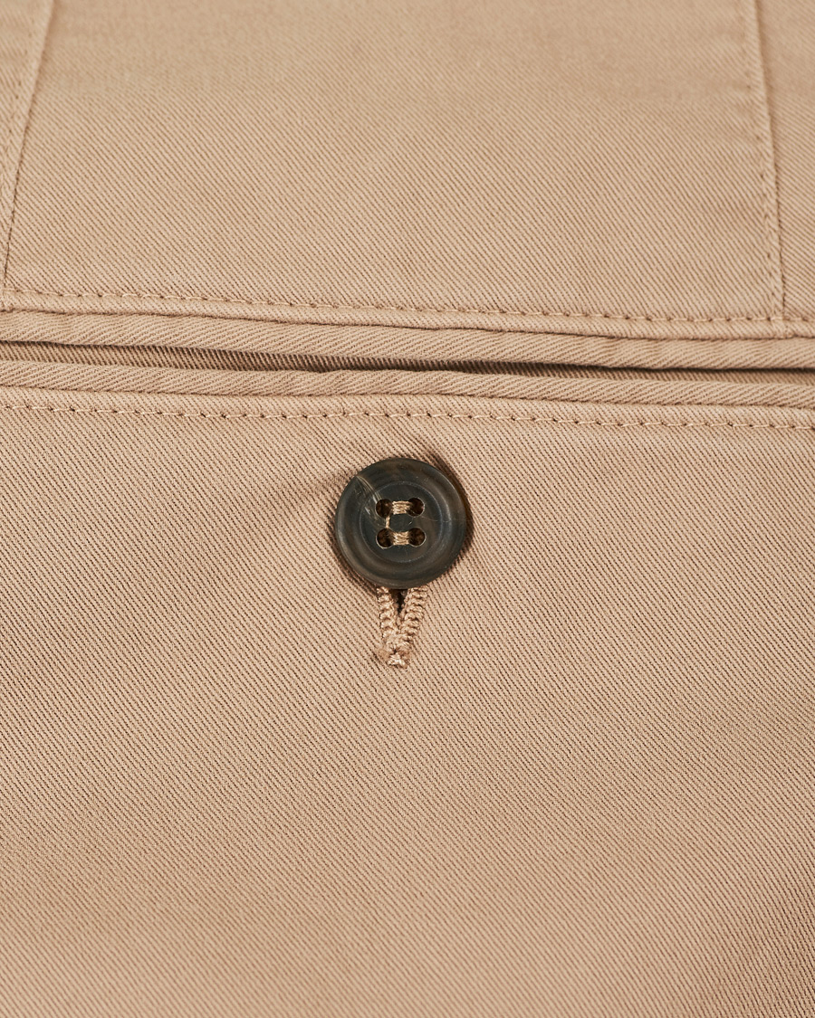 Homme | Pantalons | Canali | Cotton Stretch Chinos Beige