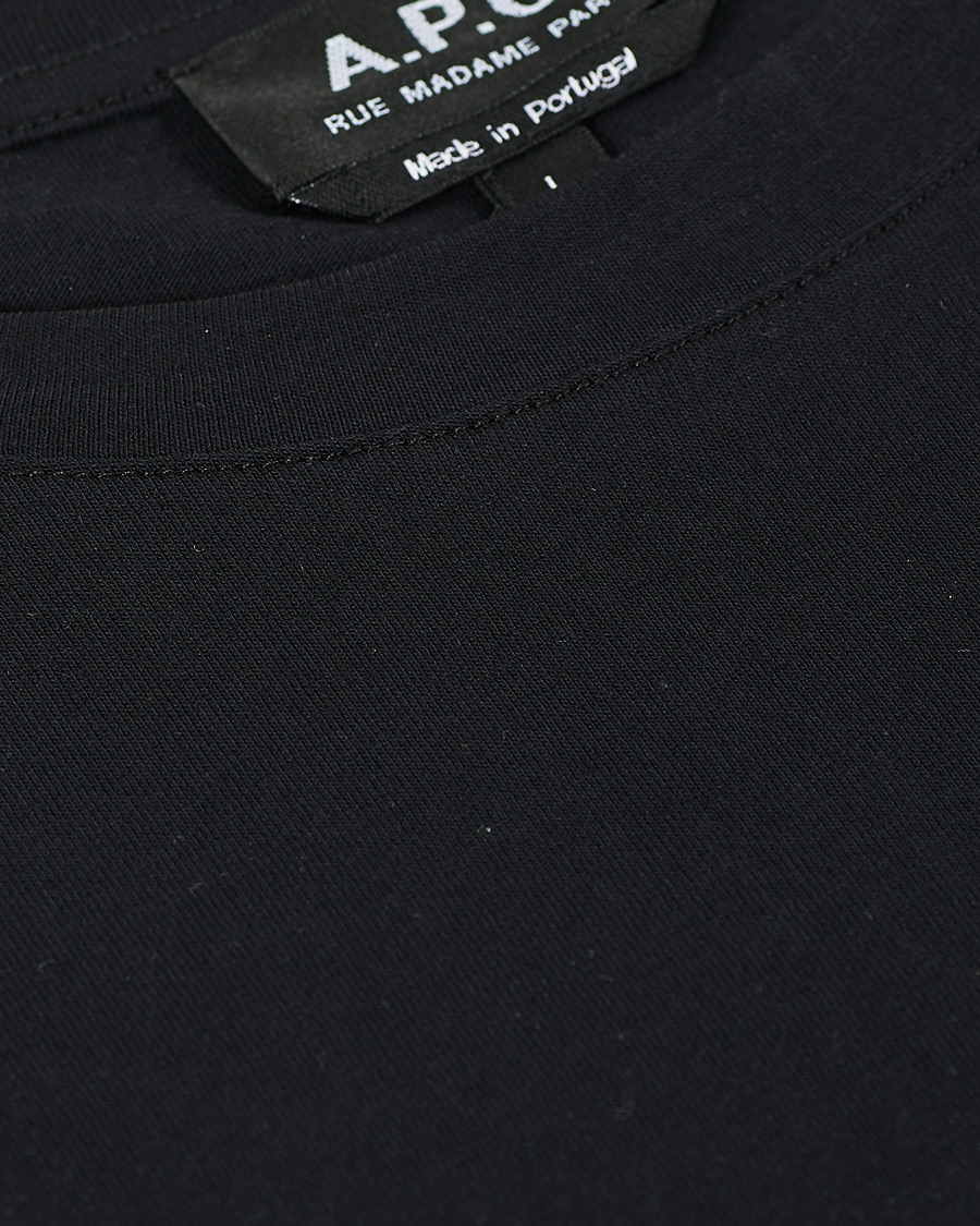 Homme | T-shirts | A.P.C. | Item Short Sleeve T-Shirt Black