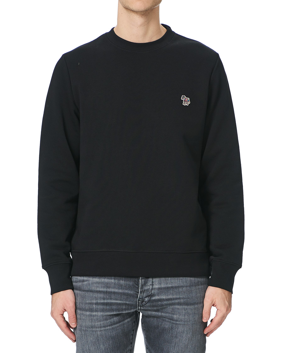 Homme | Pulls Et Tricots | PS Paul Smith | Regular Fit Zebra Sweatshirt Black