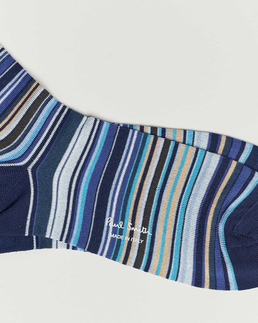 Homme | Chaussettes | Paul Smith | Mulitstripe Socks Navy