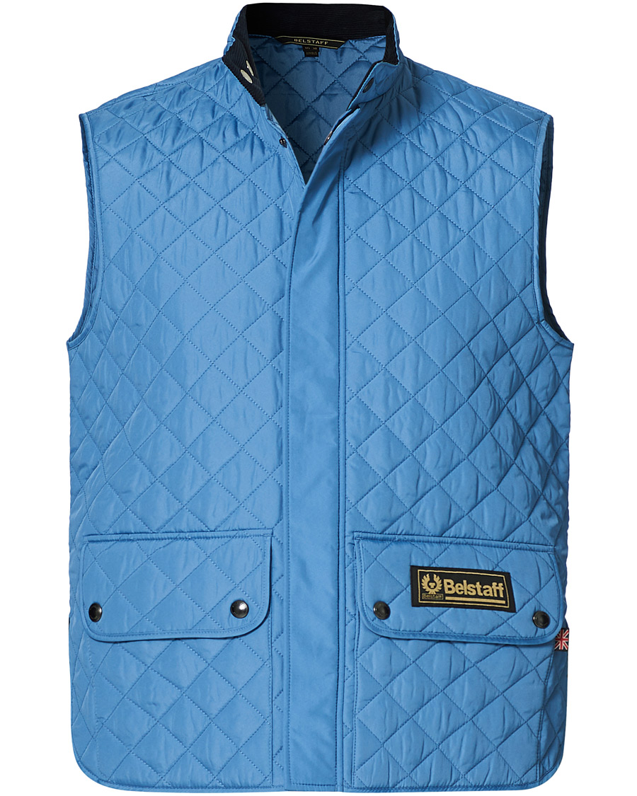 Homme | Manteaux Et Vestes | Belstaff | Waistcoat Quilted Airforce Blue