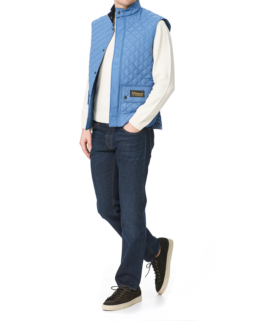 Homme | Manteaux Et Vestes | Belstaff | Waistcoat Quilted Airforce Blue