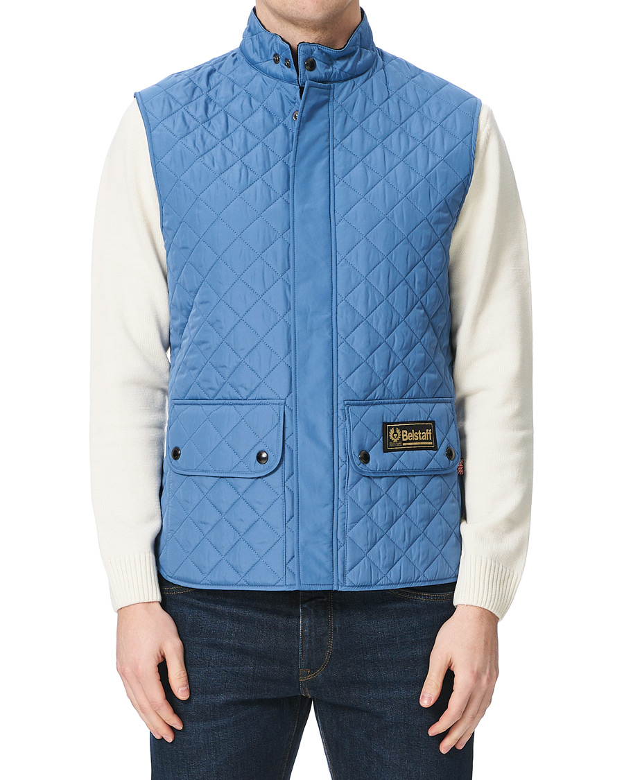Homme | Manteaux Et Vestes | Belstaff | Waistcoat Quilted Airforce Blue