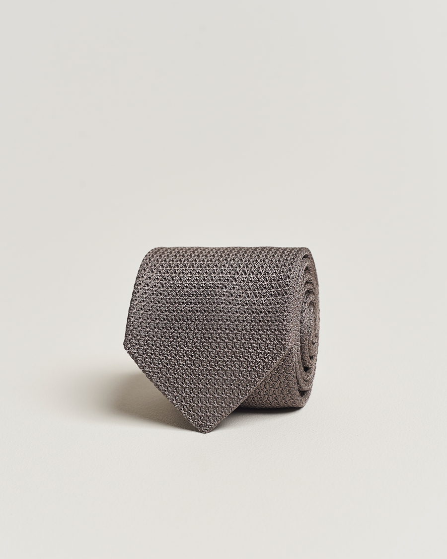 Homme | Amanda Christensen Silk Grenadine 8 cm Tie Grey | Amanda Christensen | Silk Grenadine 8 cm Tie Grey