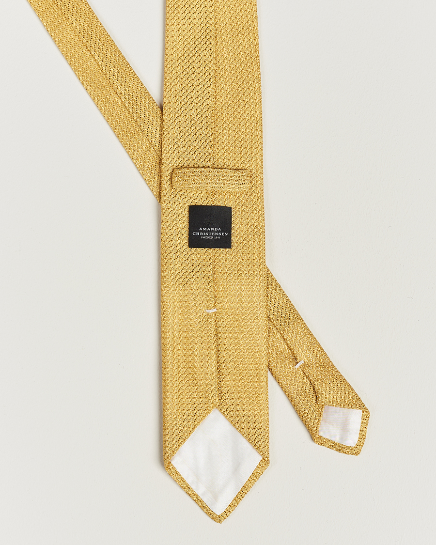 Homme | Amanda Christensen Silk Grenadine 8 cm Tie Lemon | Amanda Christensen | Silk Grenadine 8 cm Tie Lemon