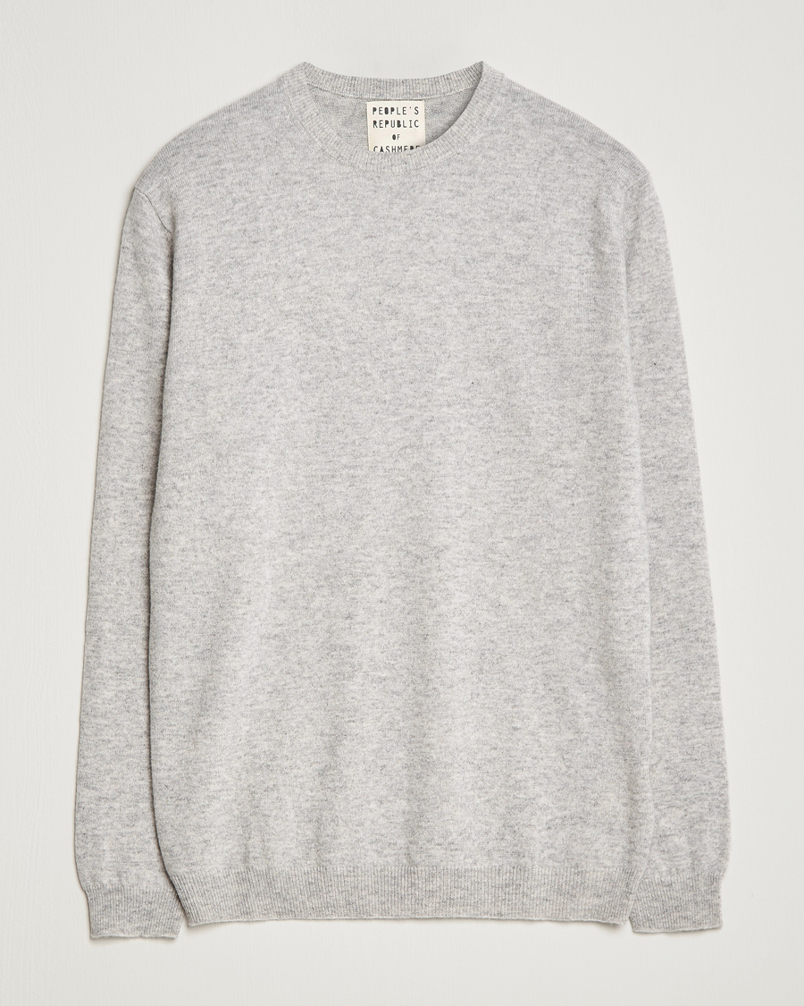 Homme | Pulls Et Tricots | People's Republic of Cashmere | Cashmere Roundneck Ash Grey