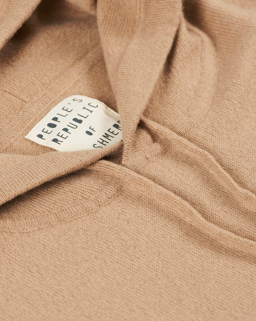 Homme | Pulls Et Tricots | People's Republic of Cashmere | Cashmere Hoodie Camel