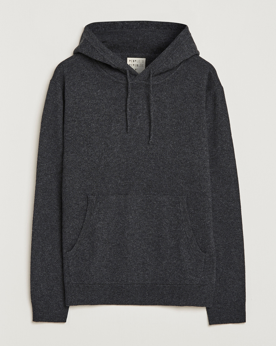 Homme | Pulls Et Tricots | People's Republic of Cashmere | Cashmere Hoodie Dark Grey