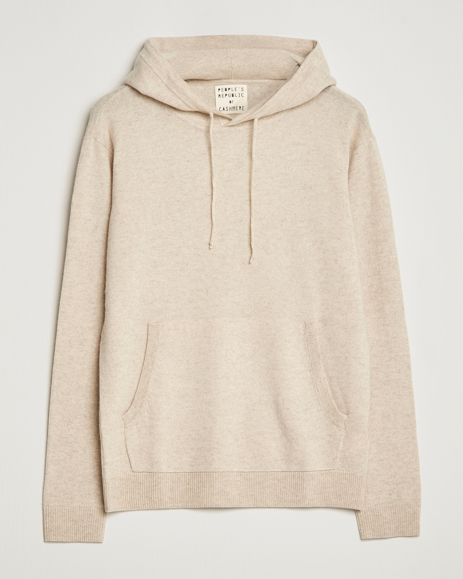 Homme | Pulls Et Tricots | People's Republic of Cashmere | Cashmere Hoodie Oatmilk