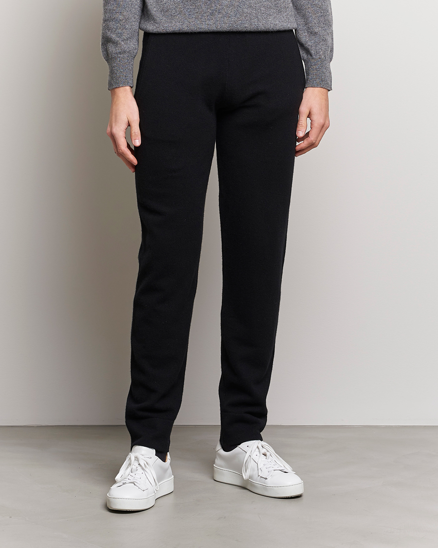 Homme | Pantalons | People's Republic of Cashmere | Cashmere Sweatpants Black