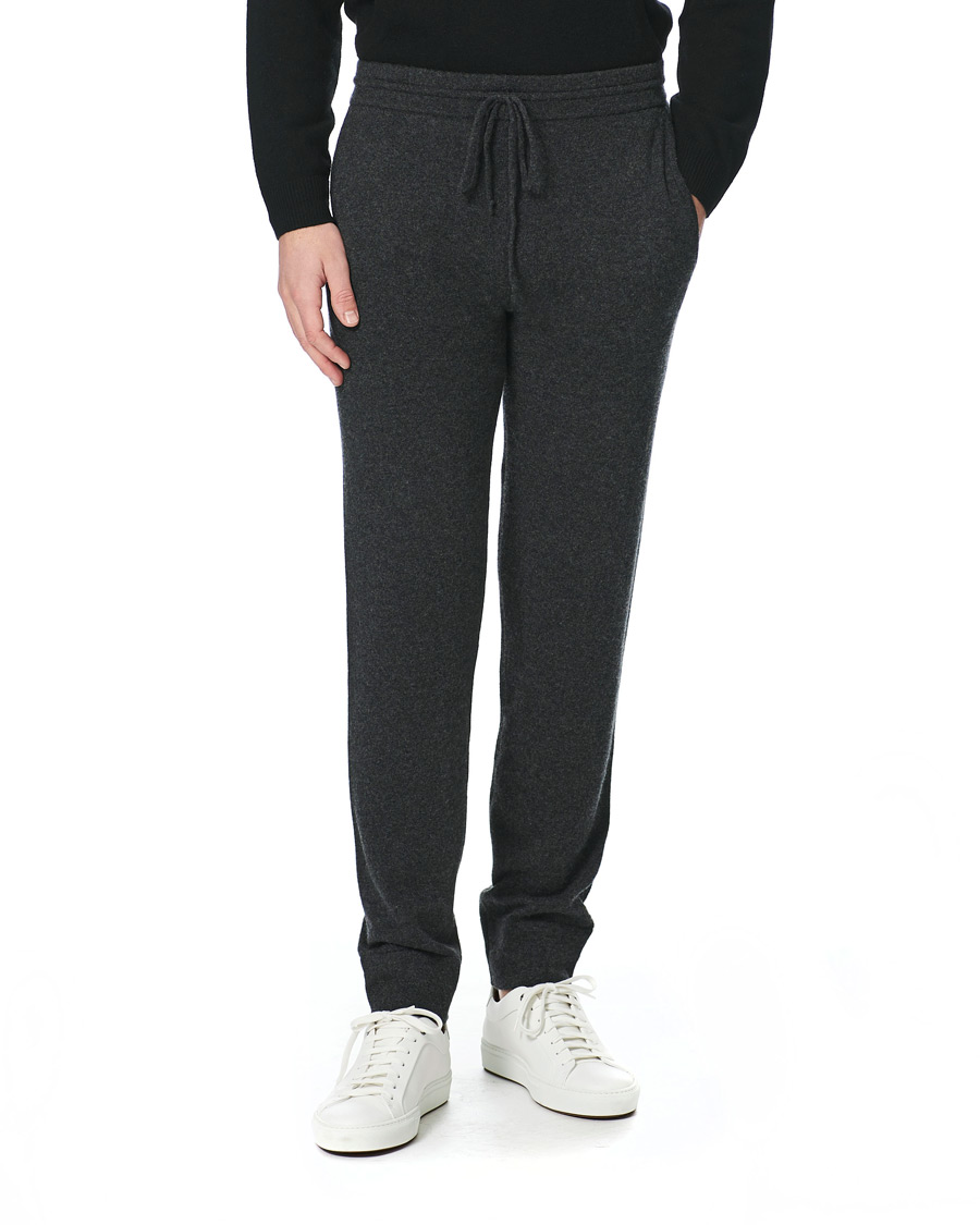 Homme | Pantalons | People's Republic of Cashmere | Cashmere Sweatpants Dark Grey