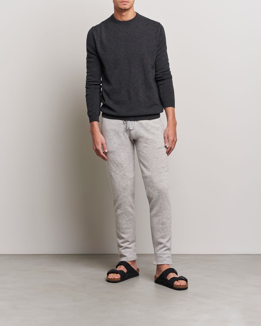 Homme | Pantalons | People's Republic of Cashmere | Cashmere Sweatpants Ash Grey