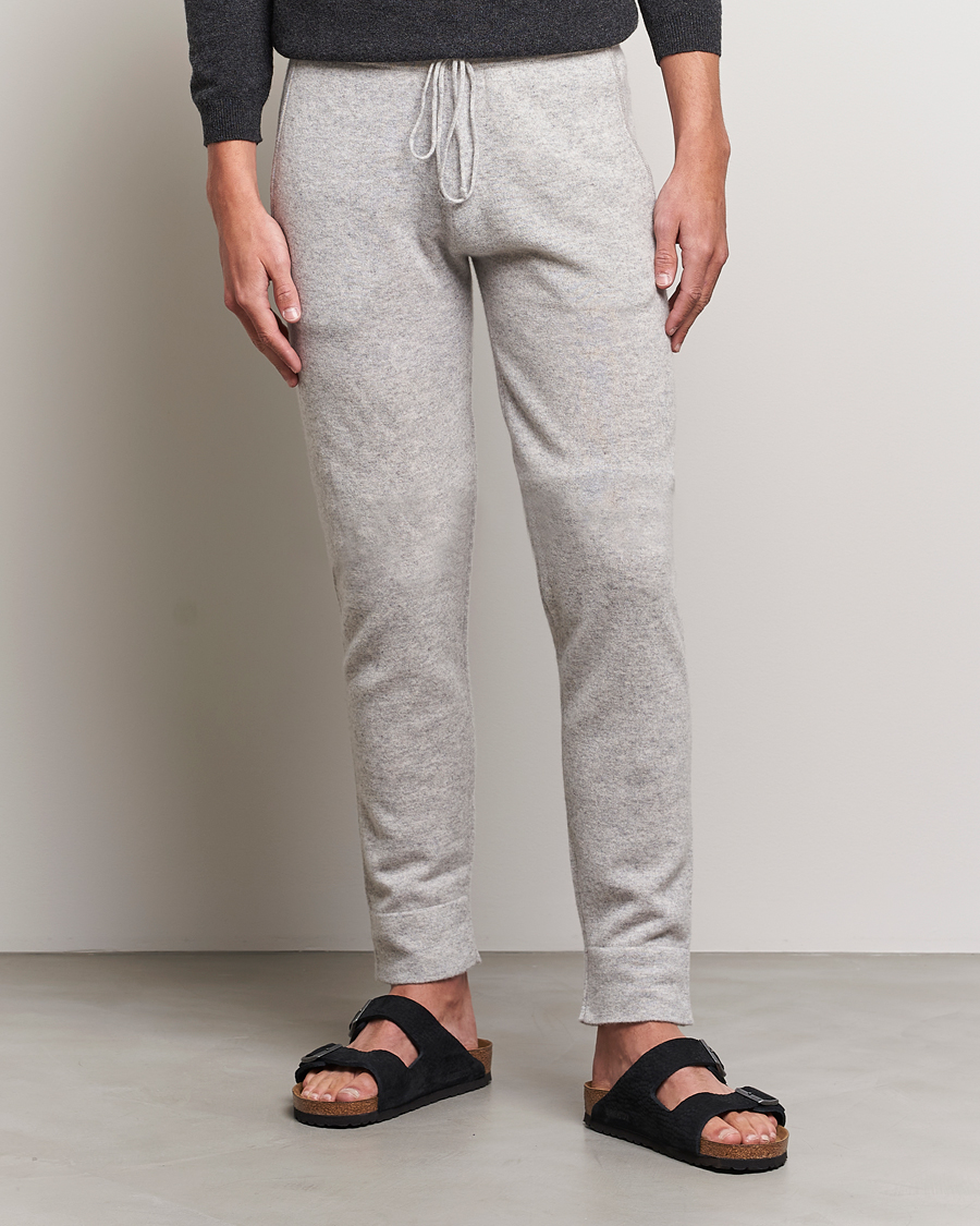 Homme | Pantalons | People's Republic of Cashmere | Cashmere Sweatpants Ash Grey