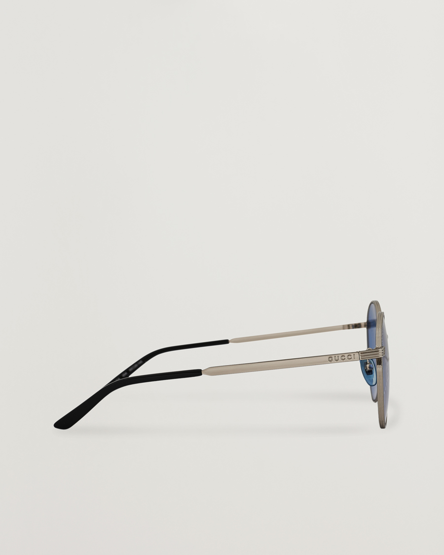 Homme | Gucci GG0944SA Sunglasses Silver/Blue | Gucci | GG0944SA Sunglasses Silver/Blue