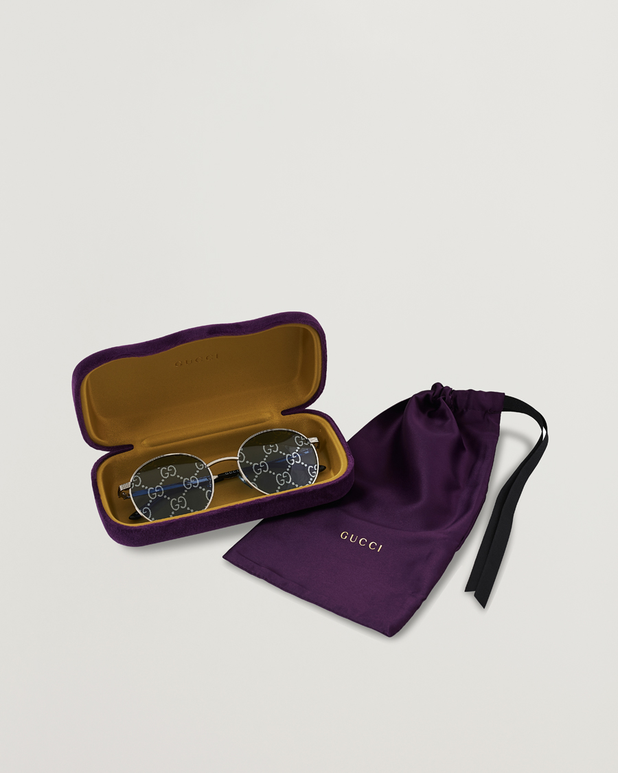 Homme | Gucci GG0944SA Sunglasses Silver/Blue | Gucci | GG0944SA Sunglasses Silver/Blue