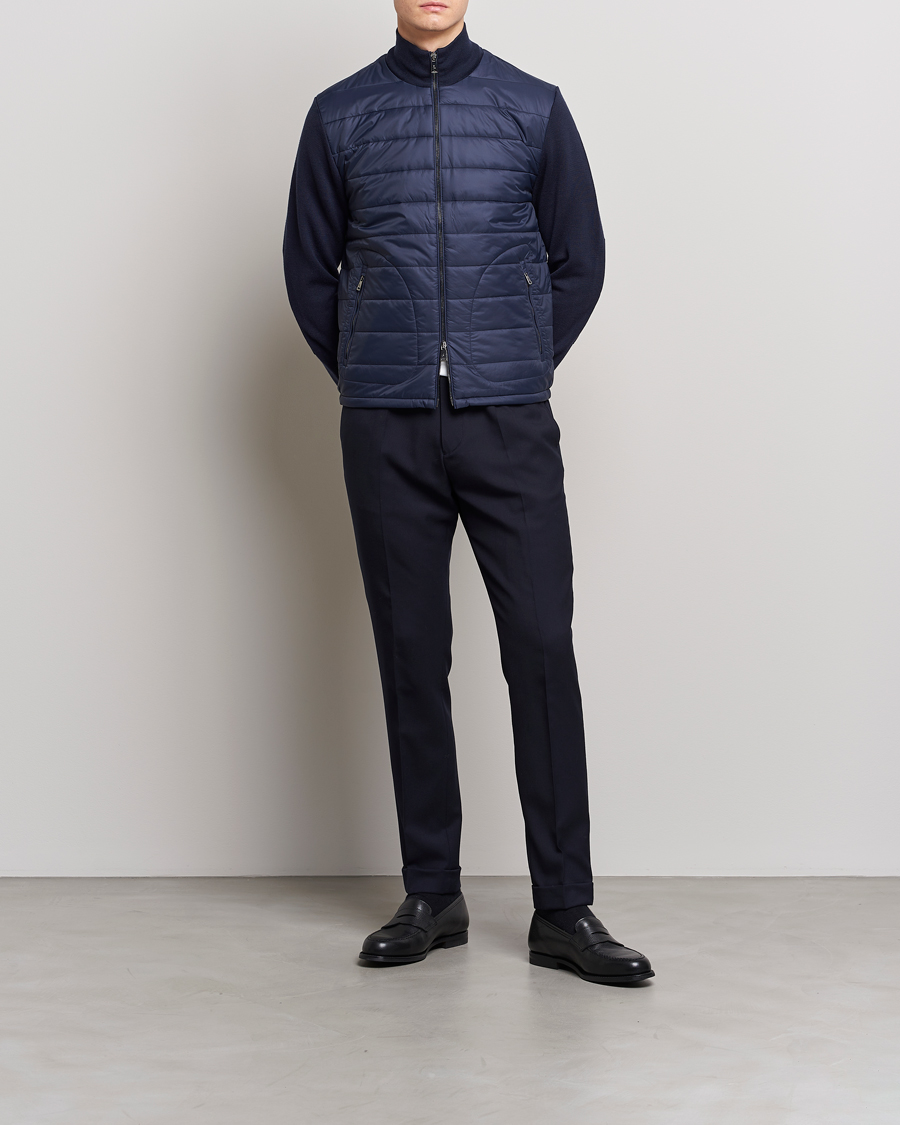 Homme | Manteaux Et Vestes | Ralph Lauren Purple Label | Hybrid Zip Jacket Navy