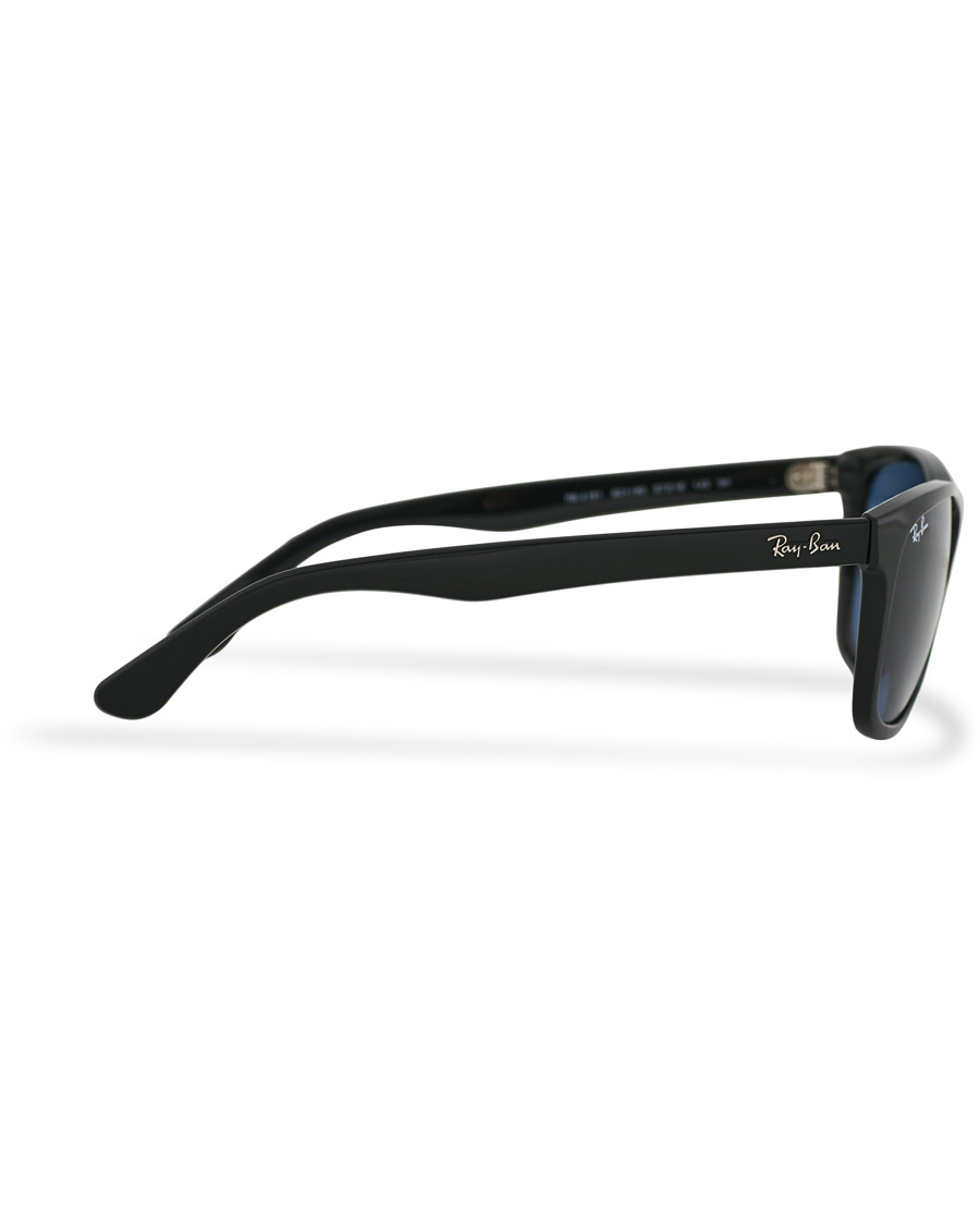 Homme | Ray-Ban RB4181 Sunglasses Shiny Black/Blue | Ray-Ban | RB4181 Sunglasses Shiny Black/Blue