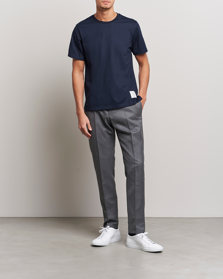 Homme | T-shirts | Thom Browne | Relaxed Fit T-Shirt Navy
