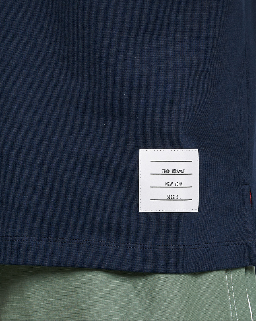 Homme | Polos | Thom Browne | Relaxed Fit Polo Navy