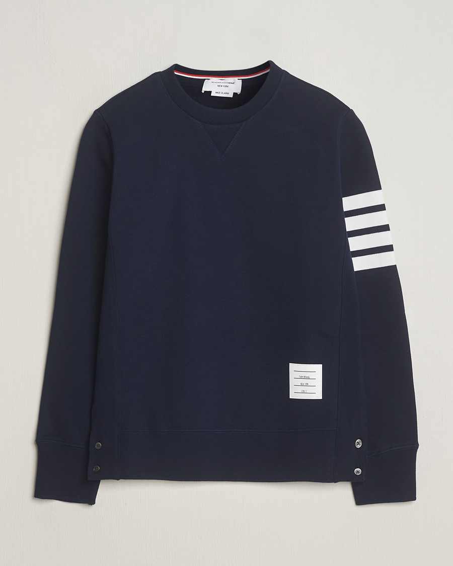 Homme | Pulls Et Tricots | Thom Browne | 4 Bar Sweatshirt Navy
