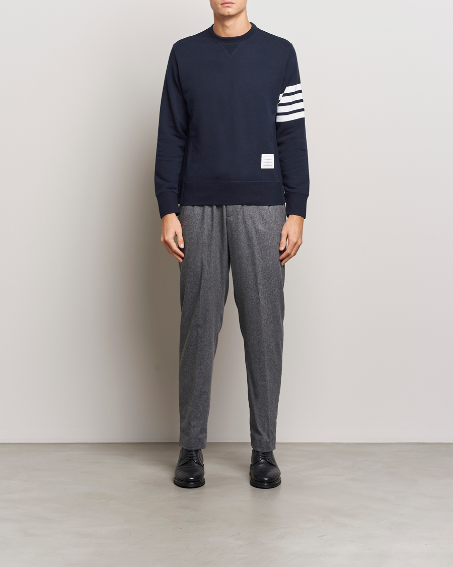 Homme | Pulls Et Tricots | Thom Browne | 4 Bar Sweatshirt Navy