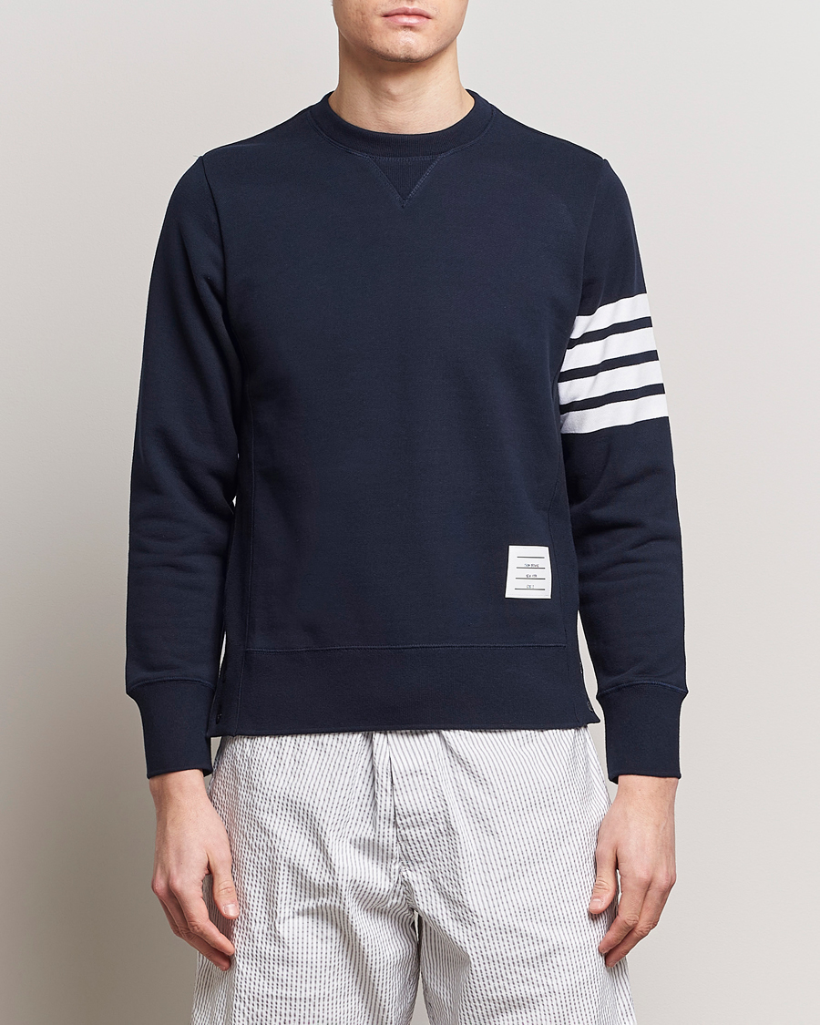 Homme | Sections | Thom Browne | 4 Bar Sweatshirt Navy