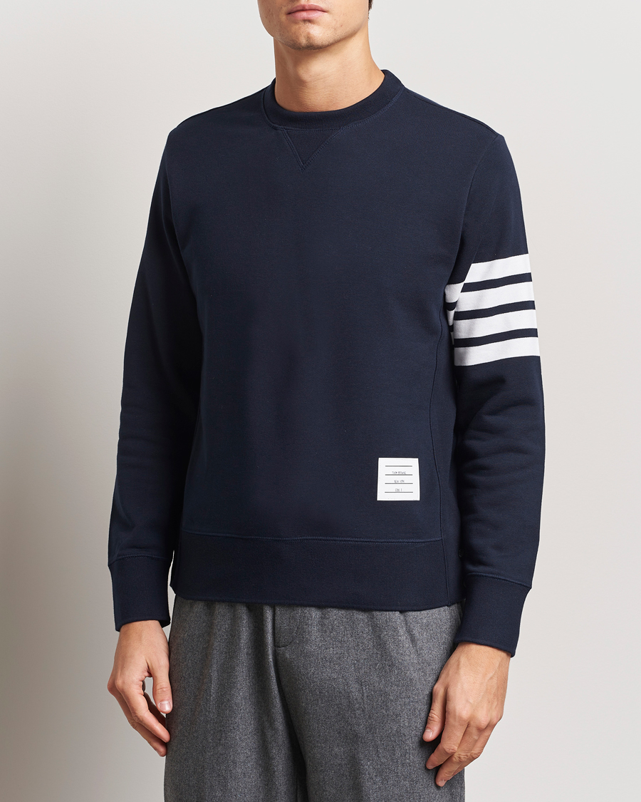 Homme | Pulls Et Tricots | Thom Browne | 4 Bar Sweatshirt Navy