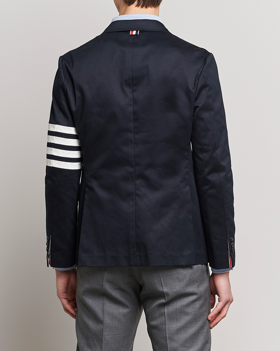 Homme | Blazers | Thom Browne | Unconstructed Cotton Blazer Navy
