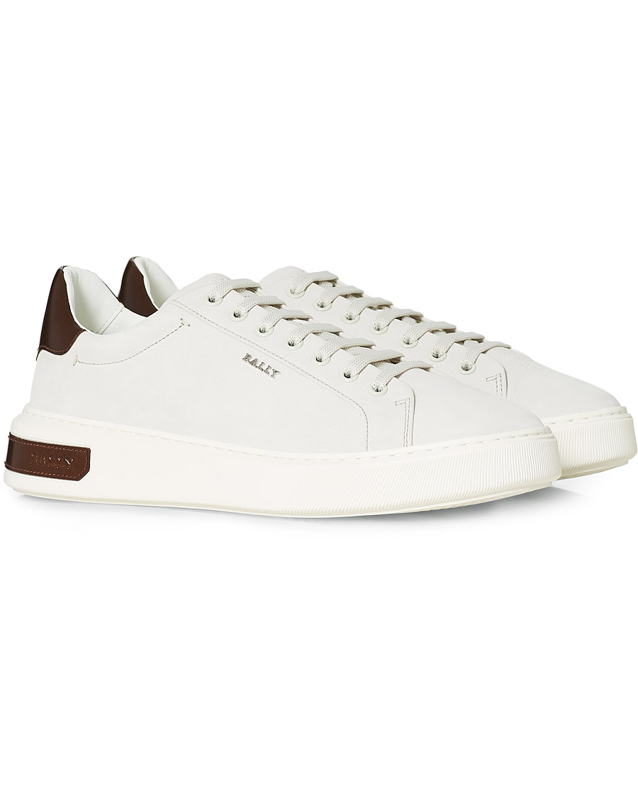 Homme | Bally Miky Sneaker Dusty White Suede | Bally | Miky Sneaker Dusty White Suede