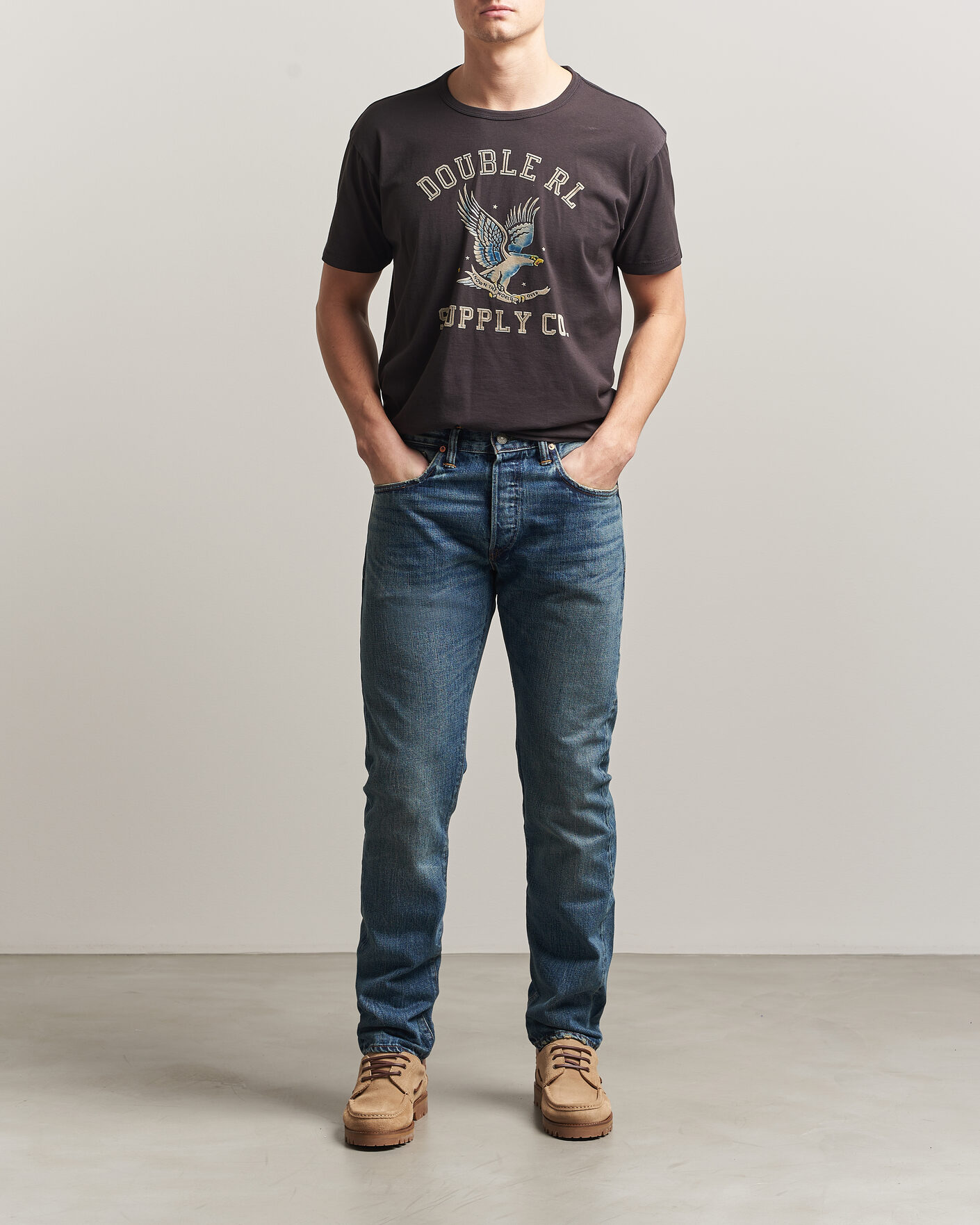 Homme | Pantalons | RRL | Slim Fit Selvedge Denim Hillsview Wash