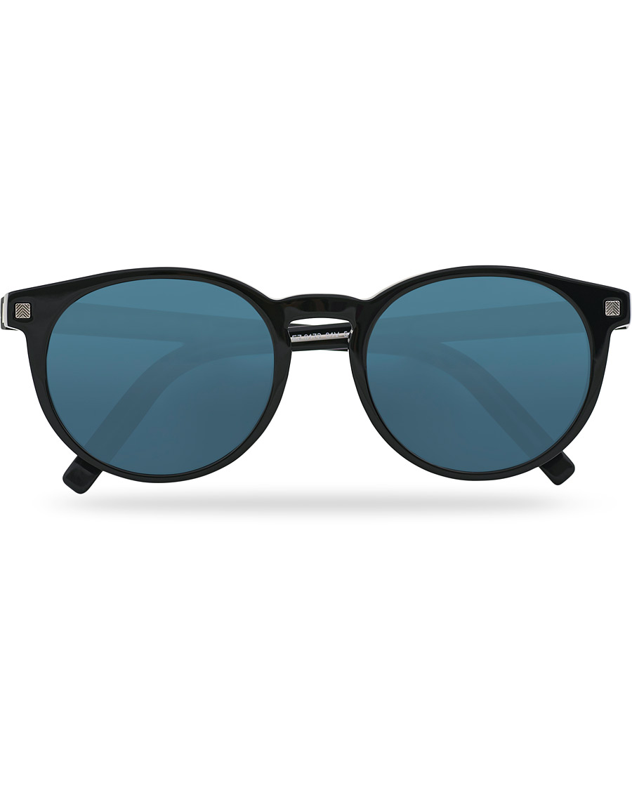 Homme | Ermenegildo Zegna EZ0172 Sunglasses Shiny Black/Blue | Ermenegildo Zegna | EZ0172 Sunglasses Shiny Black/Blue