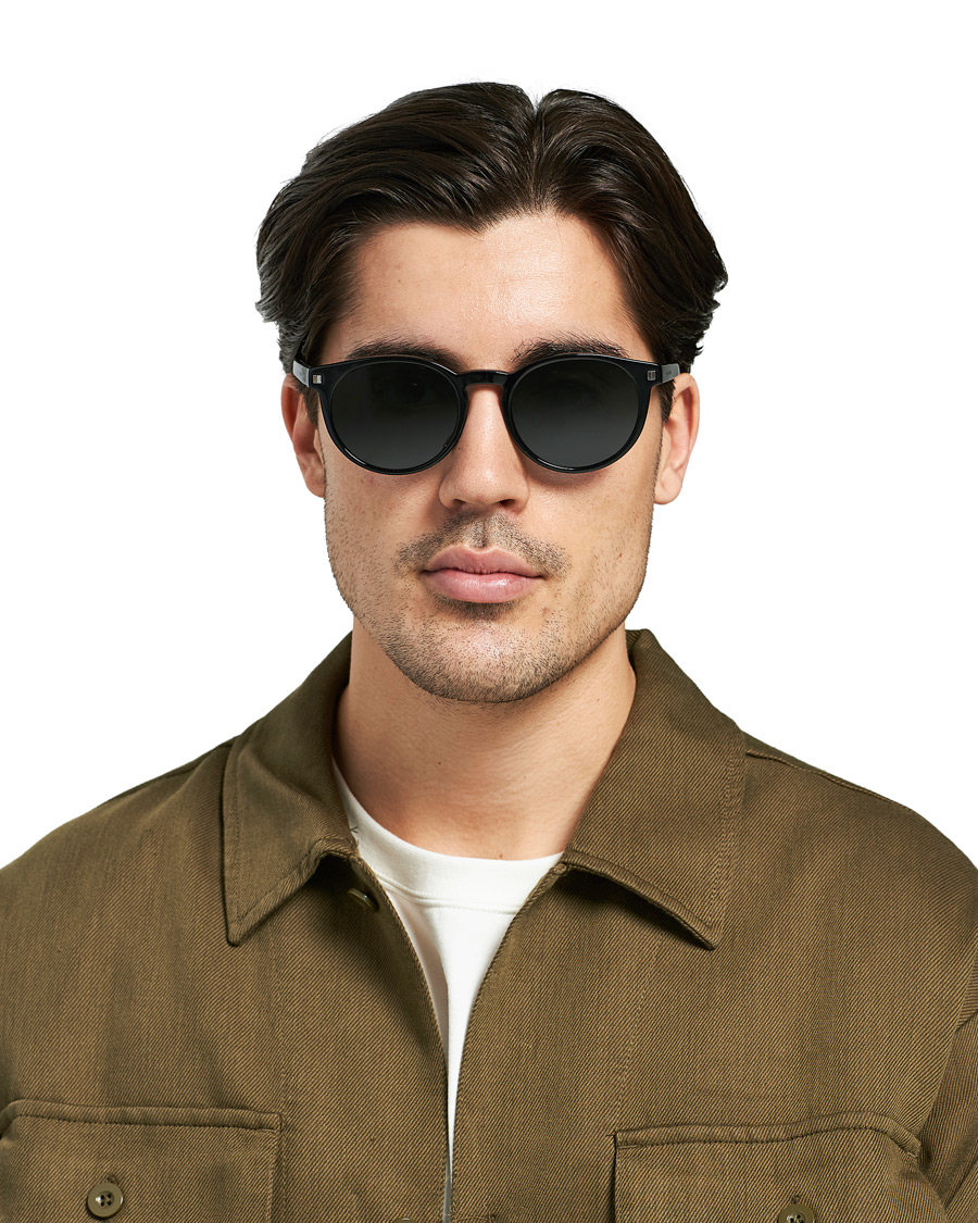 Homme | Ermenegildo Zegna EZ0172 Sunglasses Shiny Black/Blue | Ermenegildo Zegna | EZ0172 Sunglasses Shiny Black/Blue