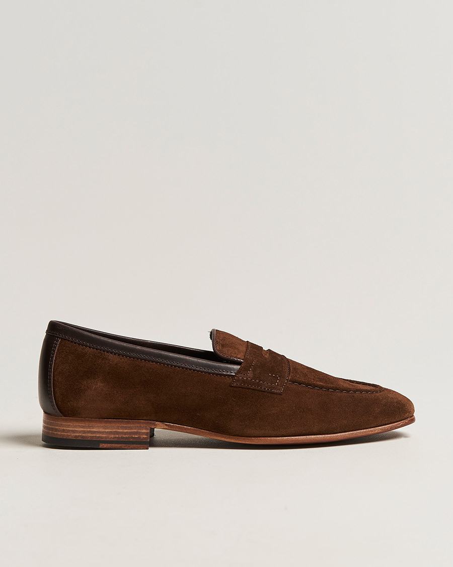Homme | Loake Lifestyle Darwin Loafer Dark Brown Suede | Loake Lifestyle | Darwin Loafer Dark Brown Suede