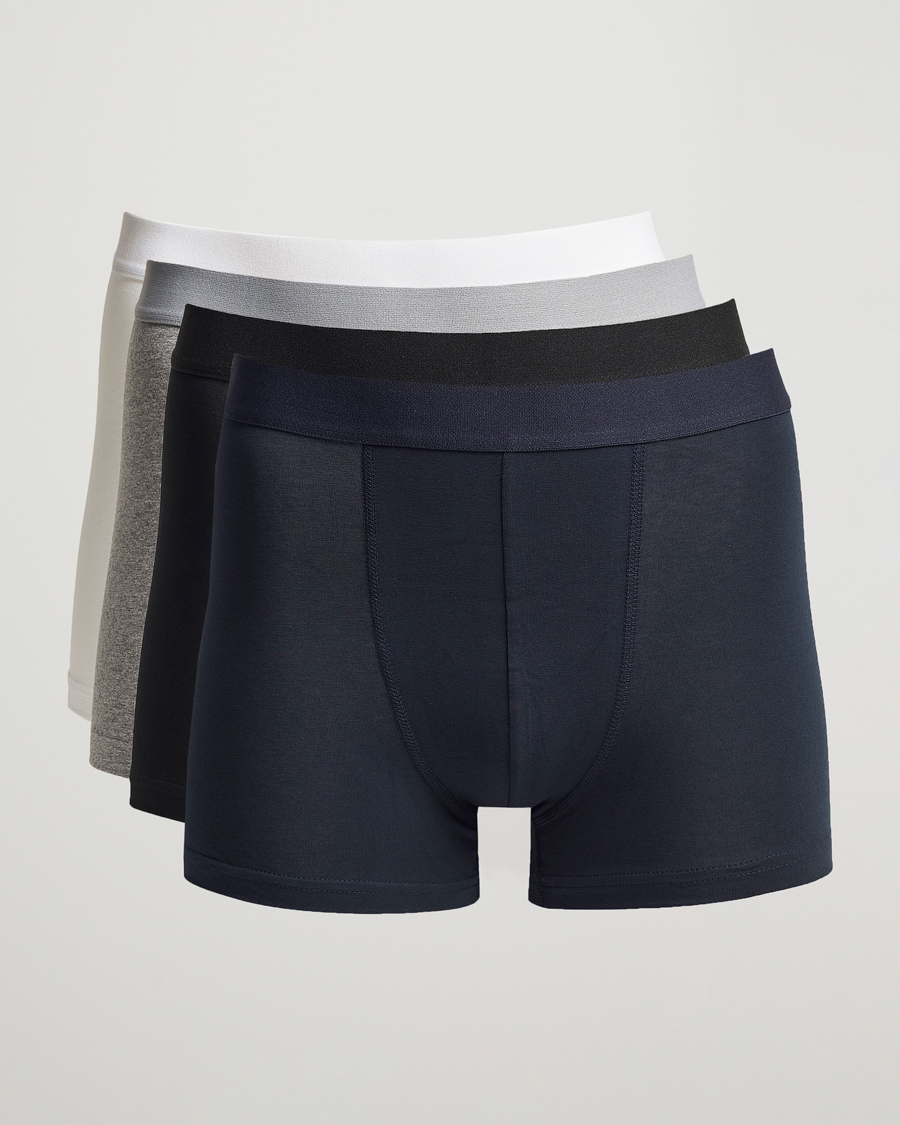 Homme | Sous-Vêtements Et Chaussettes | Bread & Boxers | 4-Pack Boxer Brief White/Black/Grey/Navy