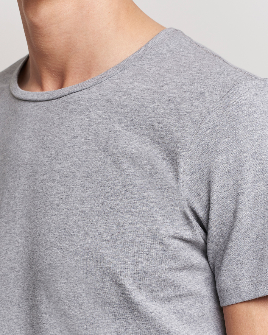 Homme | T-shirts | Bread & Boxers | 4-Pack Crew Neck Tee White/Black/Grey/Navy