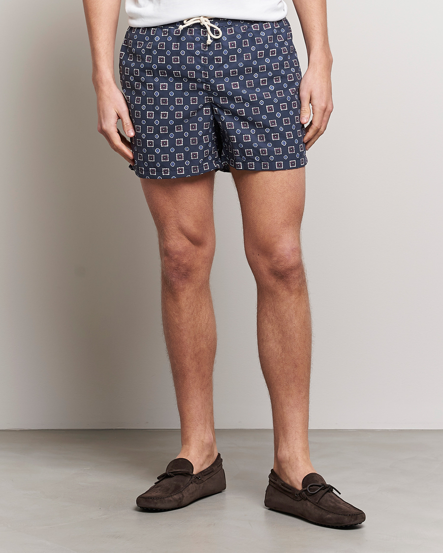 Homme | Maillots De Bain | Ripa Ripa | Scirocco Printed Swimshorts Blue