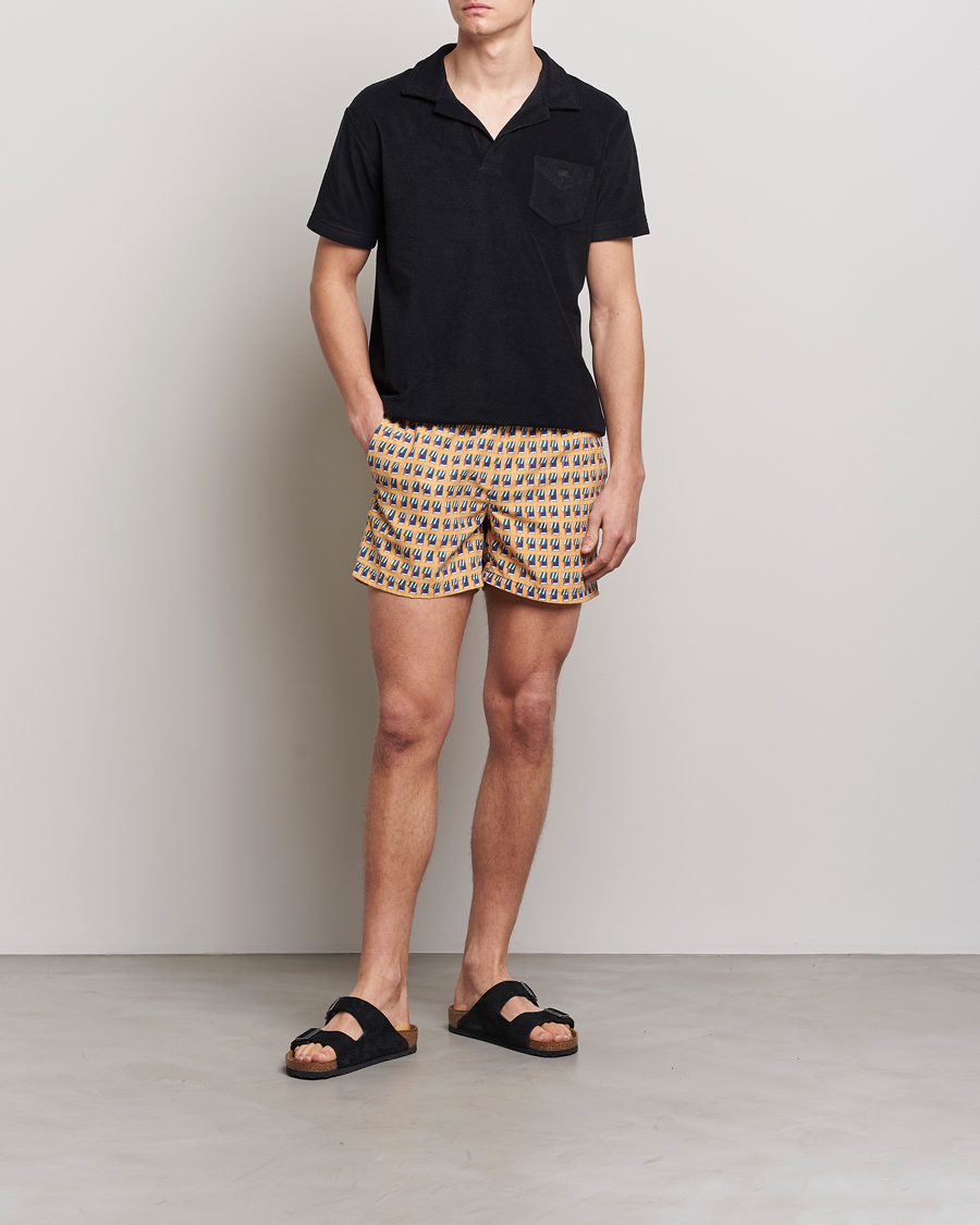 Homme | Maillots De Bain | Ripa Ripa | Finestre Sul Mare Printed Swimshorts Yellow