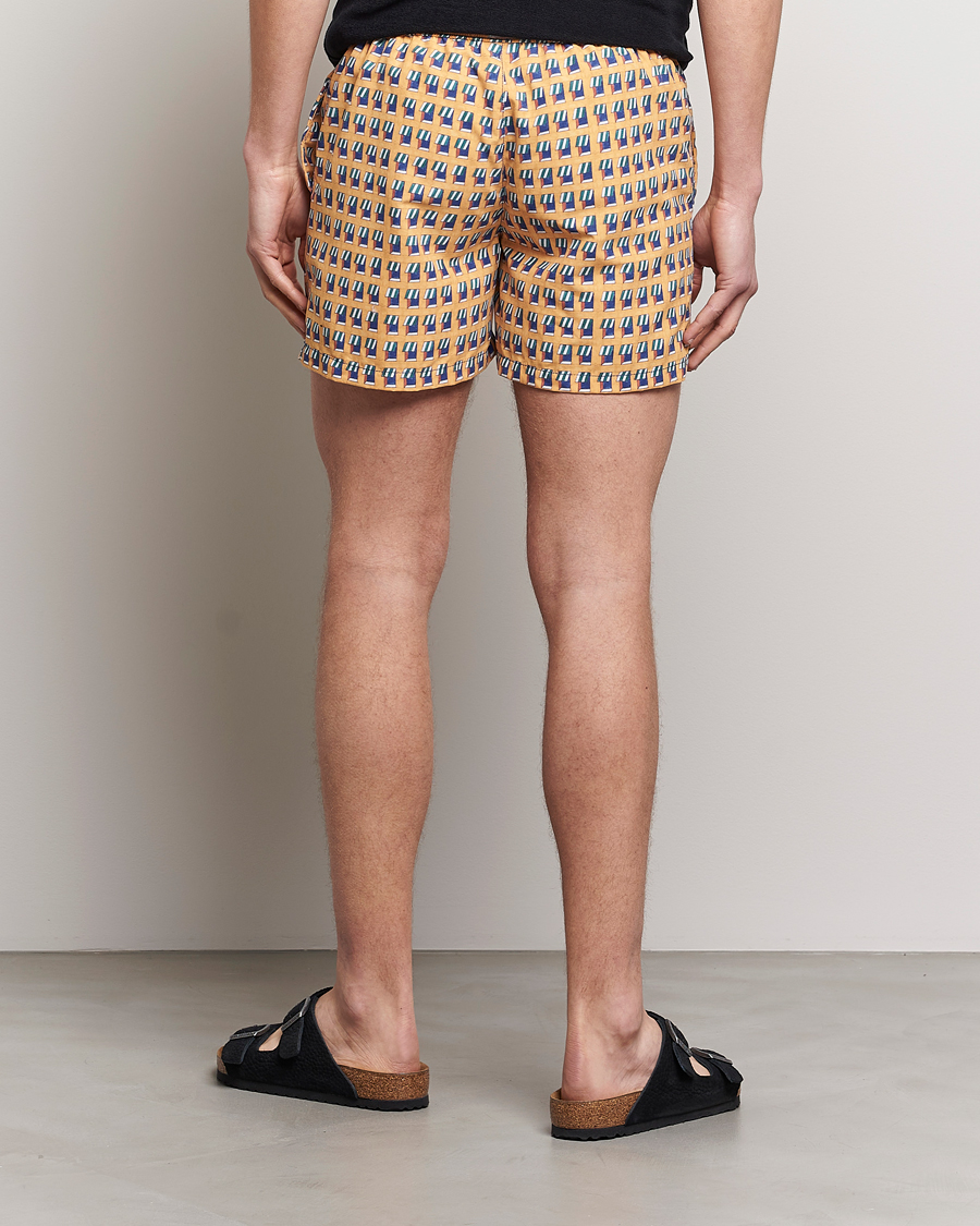 Homme | Maillots De Bain | Ripa Ripa | Finestre Sul Mare Printed Swimshorts Yellow